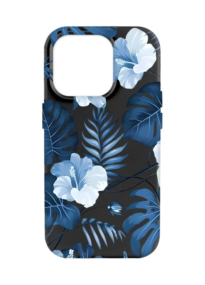 Матовий чорний чохол на iPhone 14 Pro Max Тропіки (принт 373) Creative (355393887)