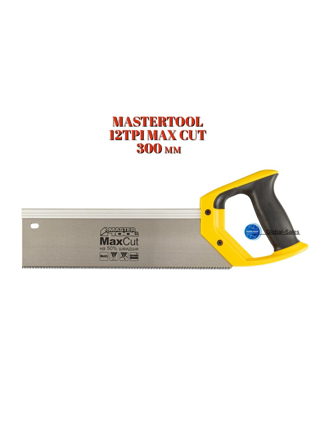 Ножовка для дерева пасовочная Mastertool 325 мм 13T х 1" х 3D (14-2703) Master Tool (335049123)