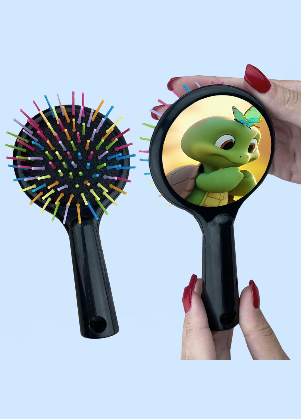 Дитячий Гребінець для волосся #0024 Чорний No Brand (315043616)