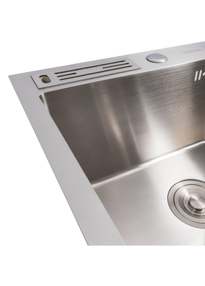 Кухонная мойка нержавейка 50*50 Handmade с подставкой для ножей (3,0/0,8) Valeso (353746742)