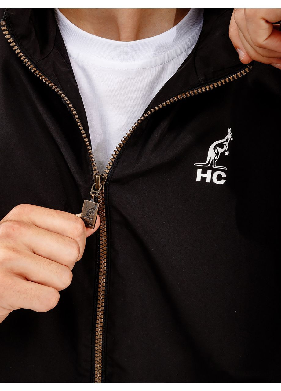 Черная демисезонная ветровка punch smash jacket Australian