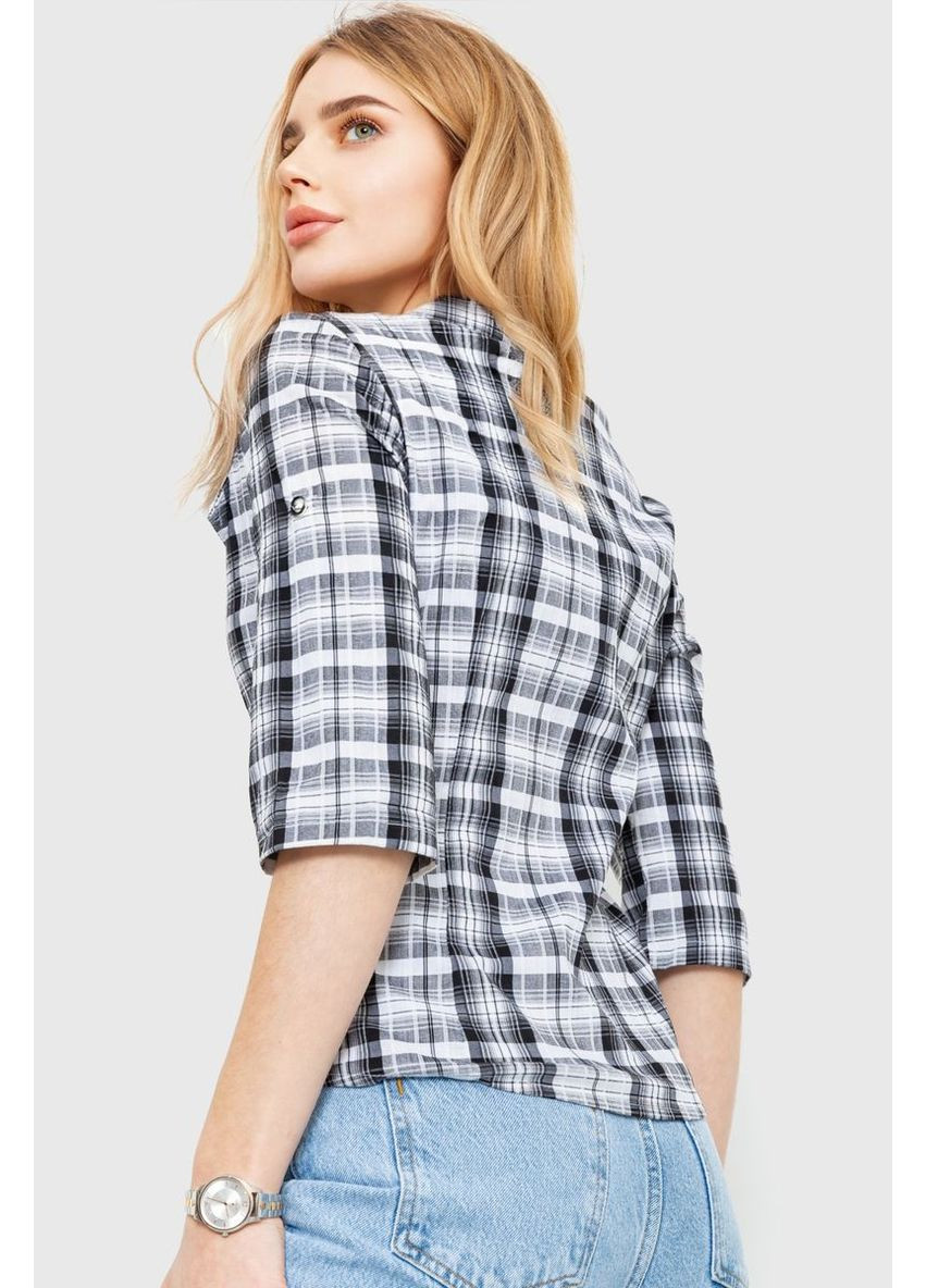 Черно-белая рубашка Ager