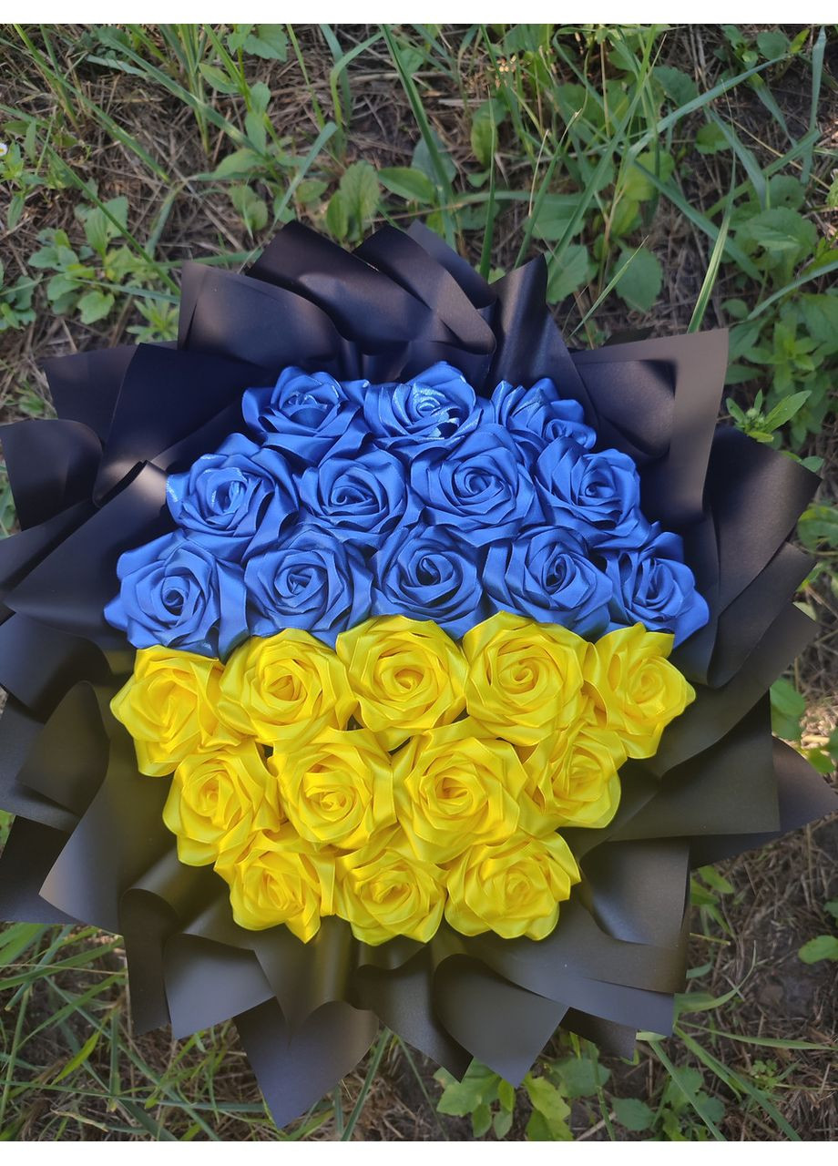 Букет из атласных лент No Brand (368672324)