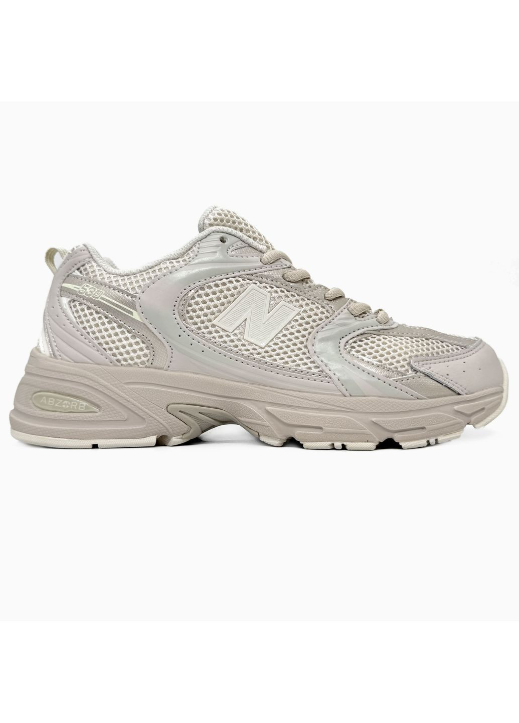 КРОССОВКИ ЖЕНСКИЕ NEW BALANCE 530 LIGHT BEIGE НЬЮ БЕЛАНС 530 No Brand бежевые демисезоны (368887988)
