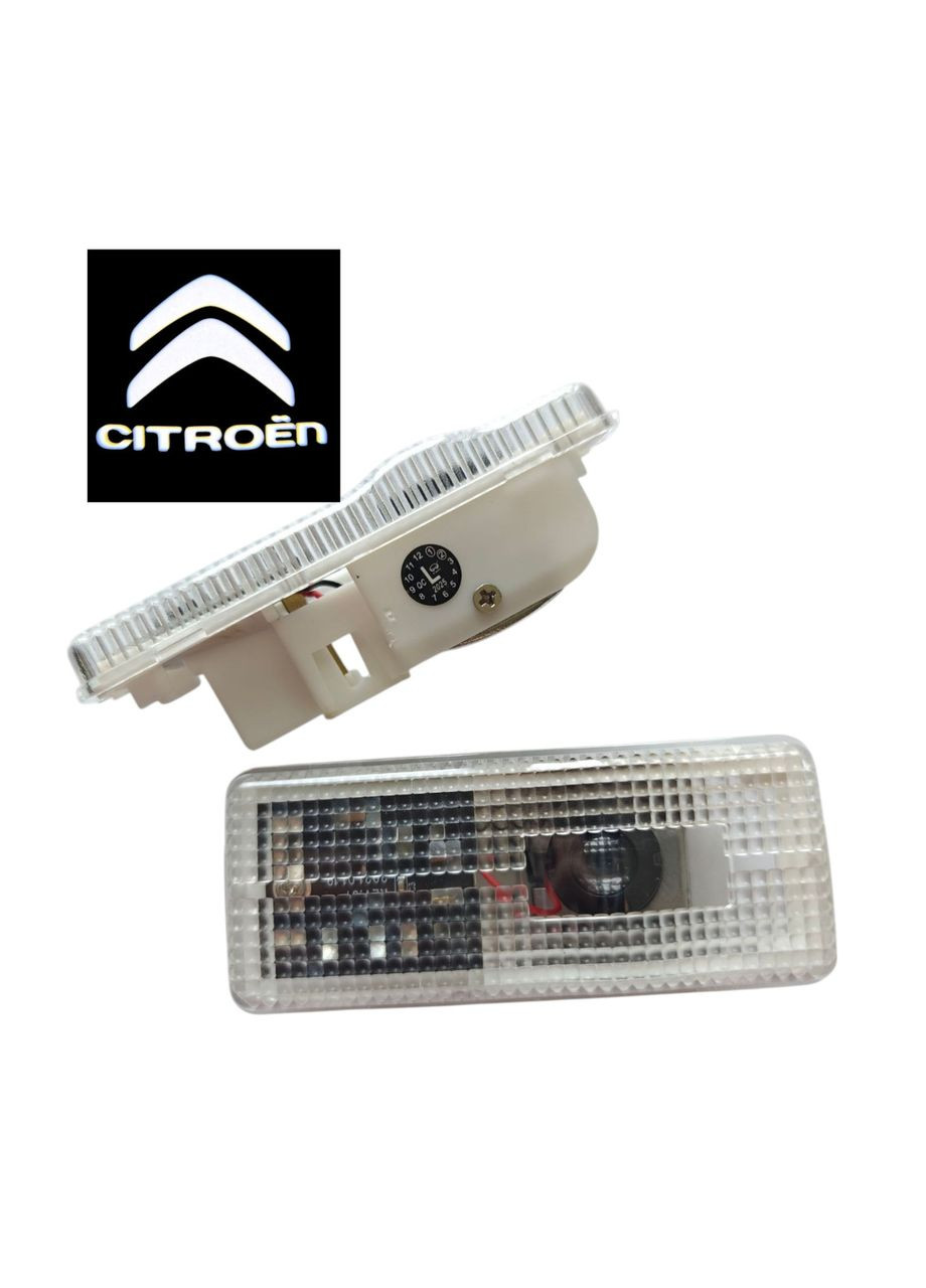 Светодиодная штатная VIP подсветка на дверях автомобиля Citroen C5, new Sega No Brand (361401317)