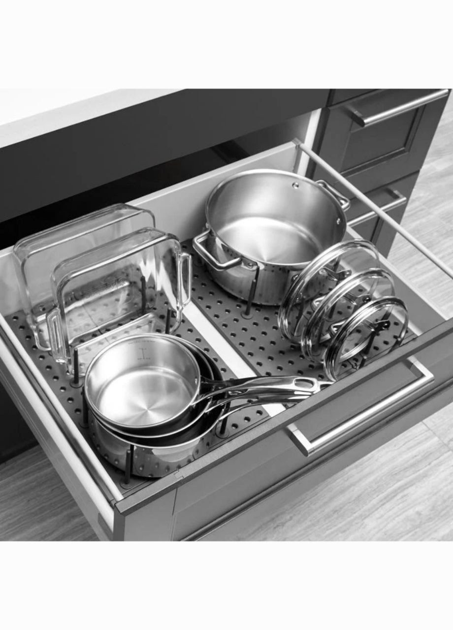 Подставка-органайзер для кухонной посуды и крышек No Brand ly-308 (294728212)