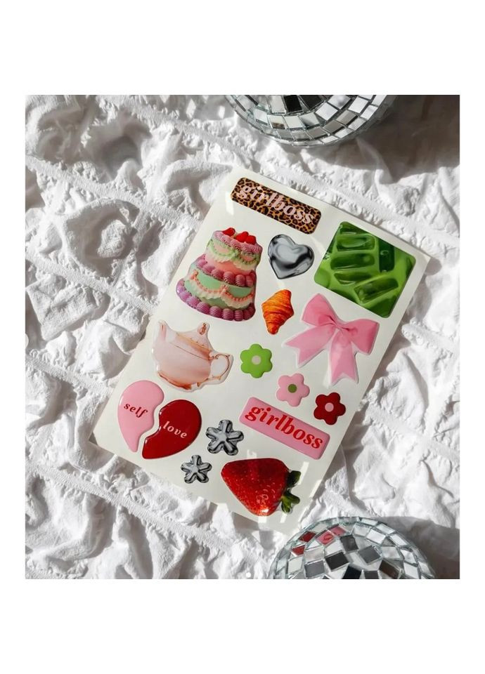 Дитячий стікерпак А6 Girlboss СS 3D 033 на вініловій основі Cobart (364543697)