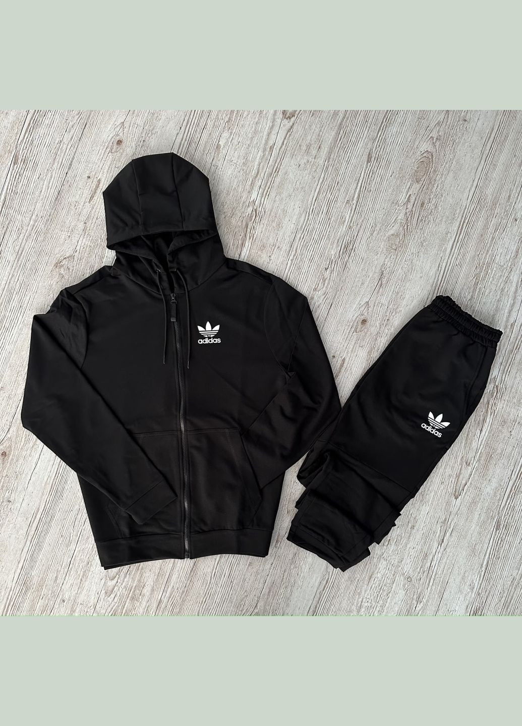 Демисезонная кофта на змейке черная двунитка Vakko (293994248)