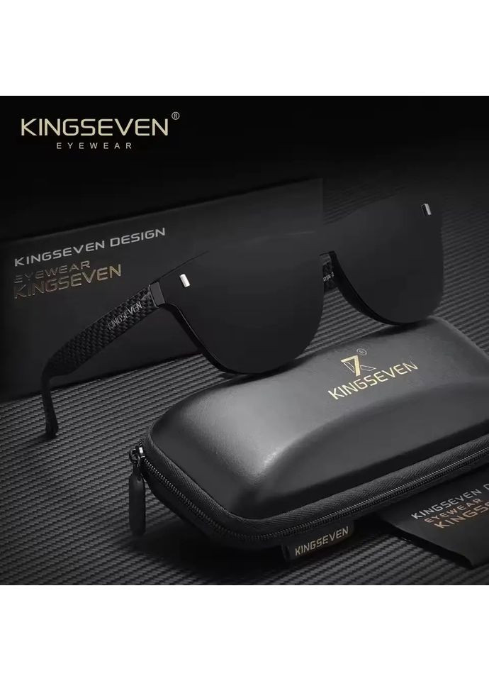 Поляризационные солнцезащитные очки N756 Limited Gray KINGSEVEN (361135489)