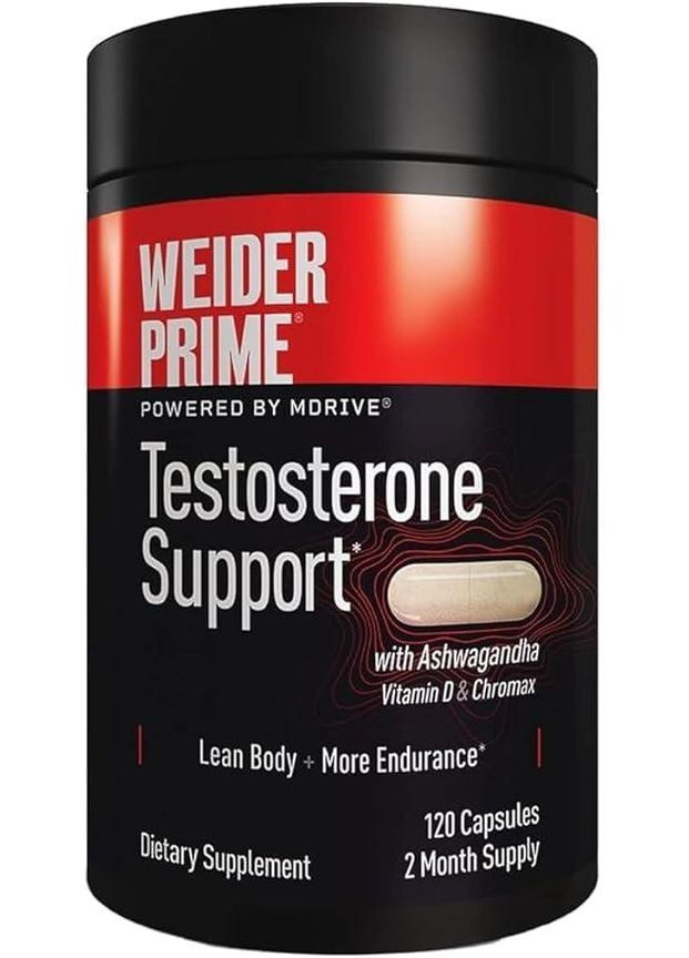 Підтримка рівня тестостерону Prime Testosterone Support 120 капсул Weider (324102531)