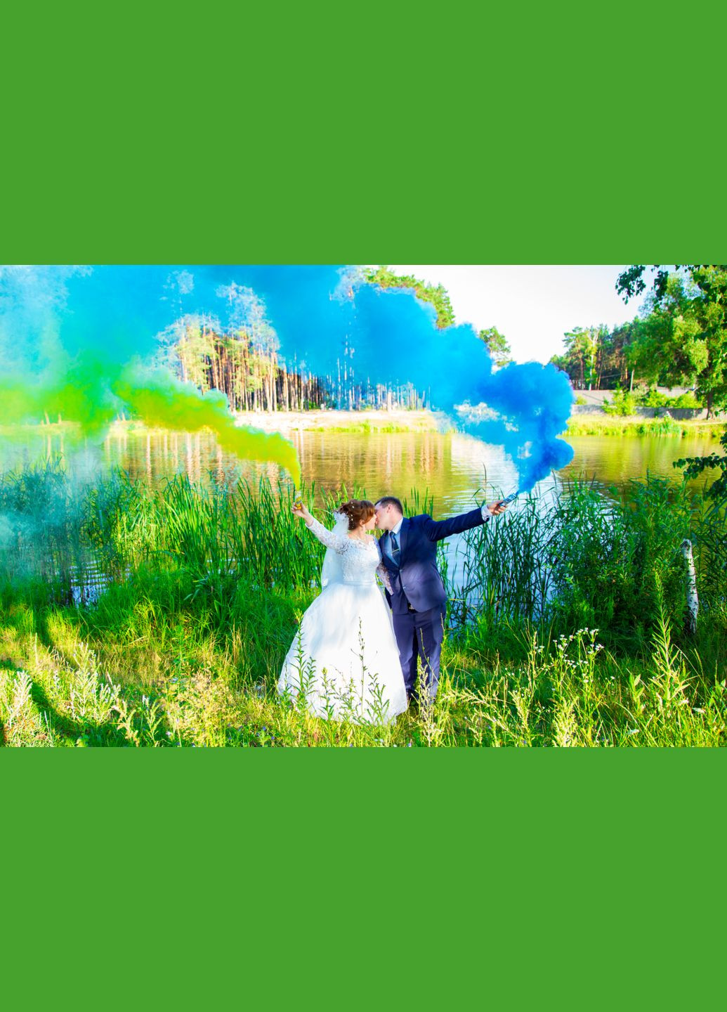 Цветной дым Gender Party 60 сек для определения пола ребенка Гендер Пати Boy 60 сек, обичной густоты Maxsem (326842719)