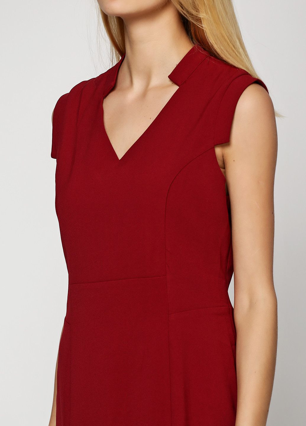 Бордовое повседневный платье темно-синий Axel