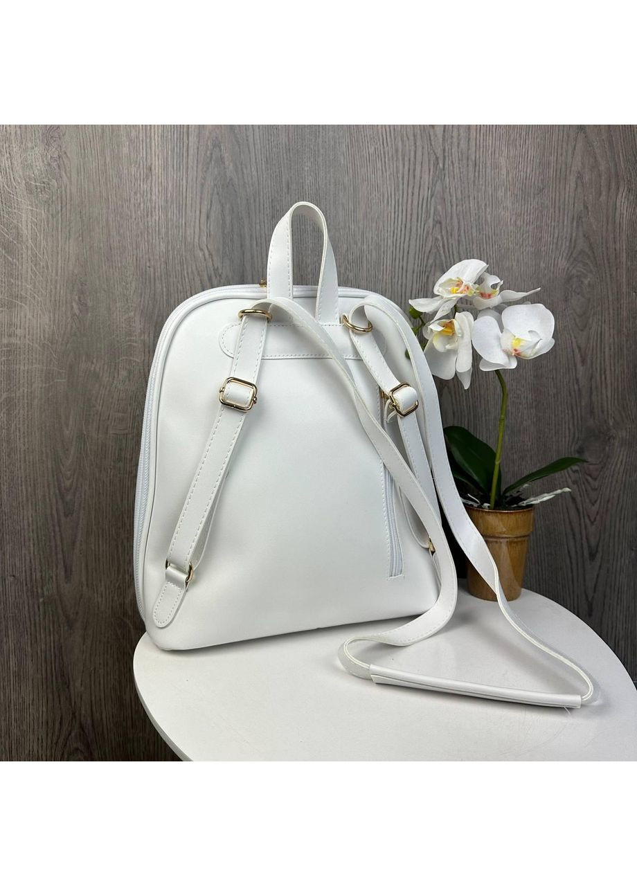 Міський рюкзак для чоловіків шкірзам коричневий з відділенням для ноутбука сумка для роботи та навчання ProDobro (363136383)