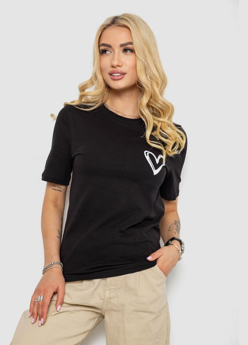 Жіноча футболка з принтом Ager 241R128 - (333801126)