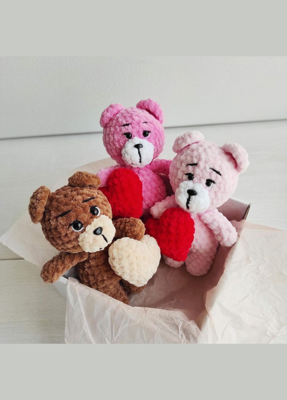 Набор для вязания мишки (светло розовый) Hand Made (302317144)