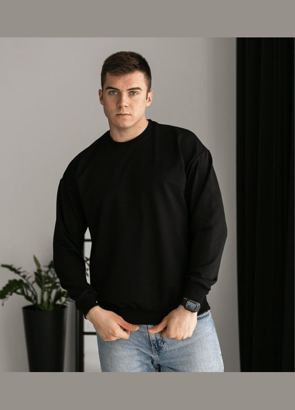 Однотонный свитшот со спущенным плечом Hector (306614856)