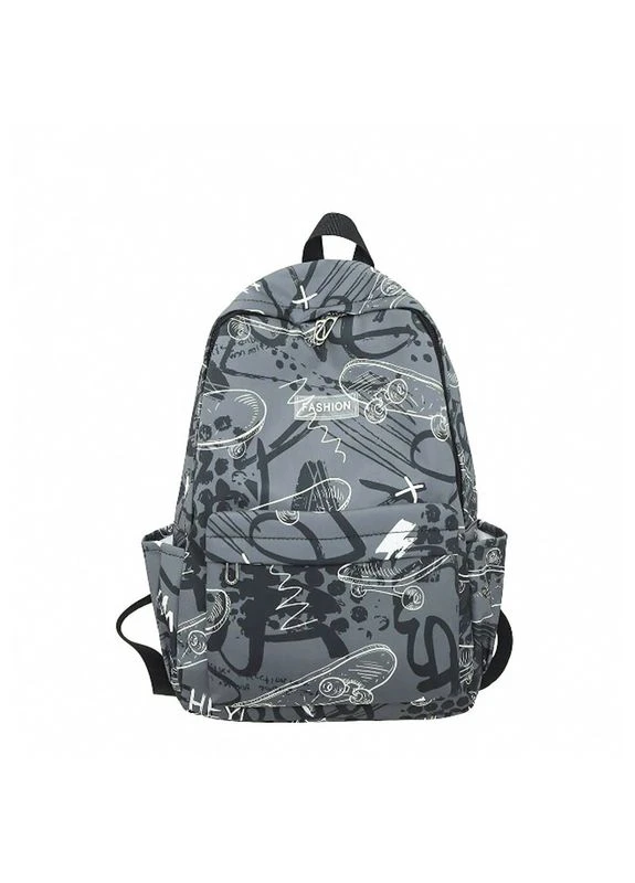Рюкзак подростковый 8055228 White с брелком 20L школьный 1шт Lesko (352012730)