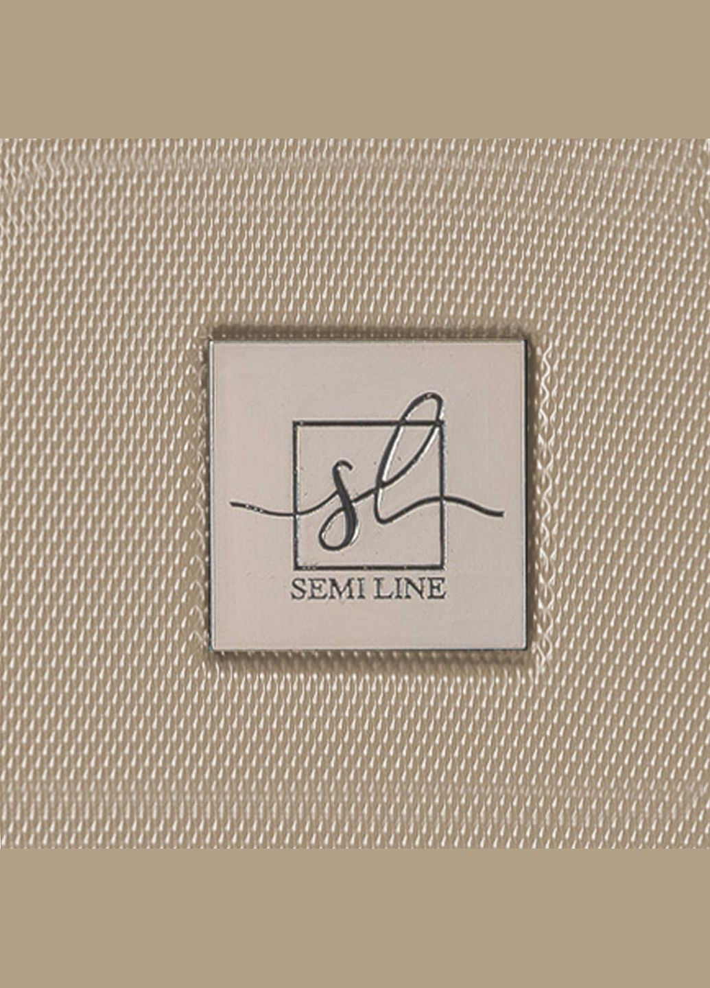 Валіза 24" (M) Champagne/Black (T5674-3) Semi Line (315936655)