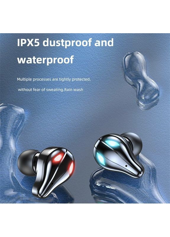 Беспроводные стереонаушники Х9 с LED-дисплеем, павербанком и водонепроницаемым корпусом TWS (367401963)