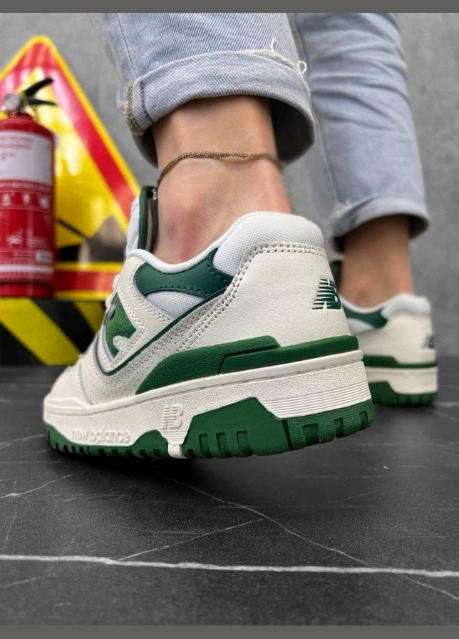 Кросівки NB 550 white green No Brand білі демісезони (315598478)