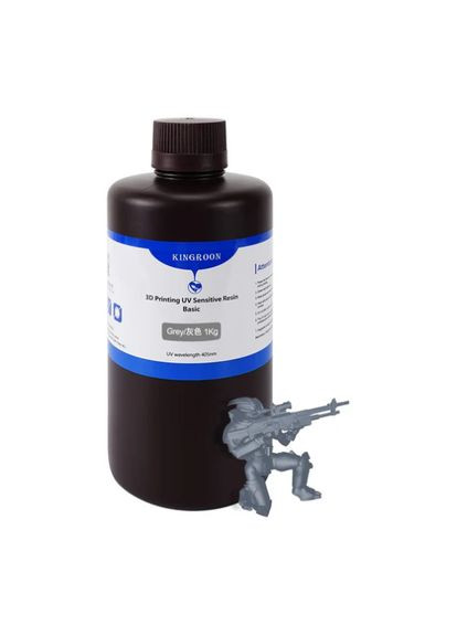 ABS-like resin 1000g of gray Смола для 3д печати Kingroon (339042759)
