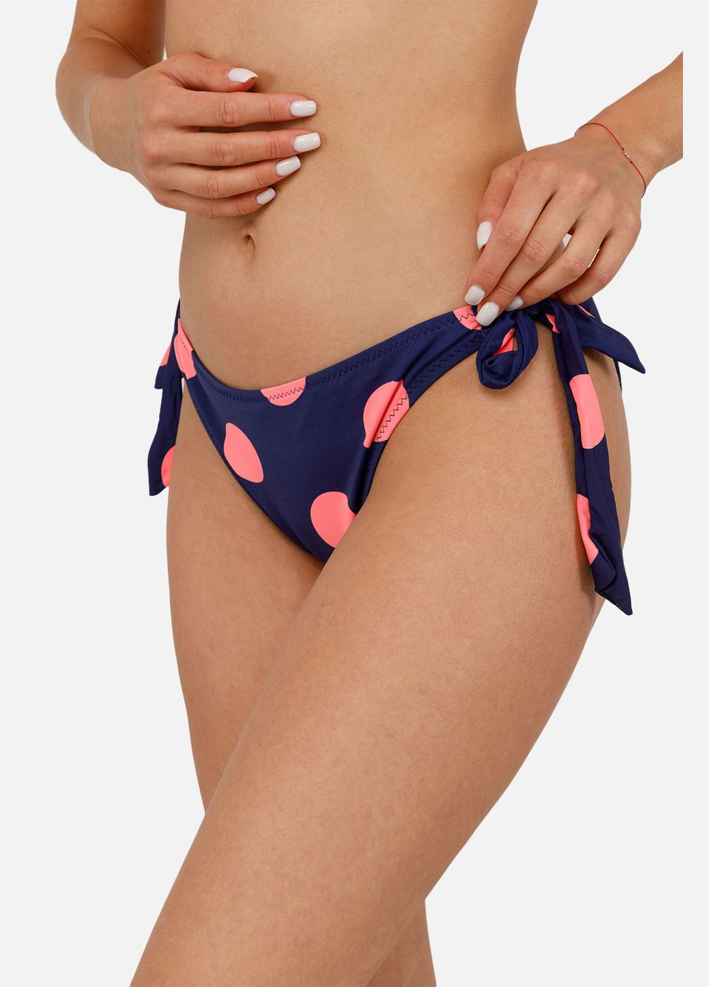 Рожевий літній жіночі плавки — сліпи колір рожевий цб-00250486 Z.Five