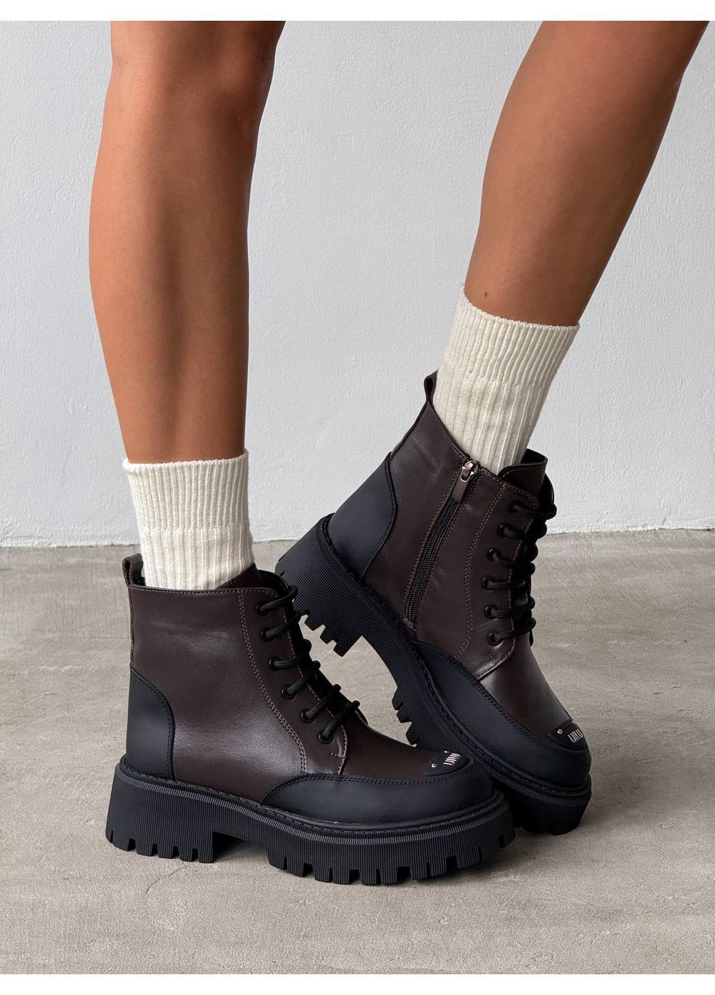 🤎 Зимові черевики “Choco Armor” No Brand (364929552)