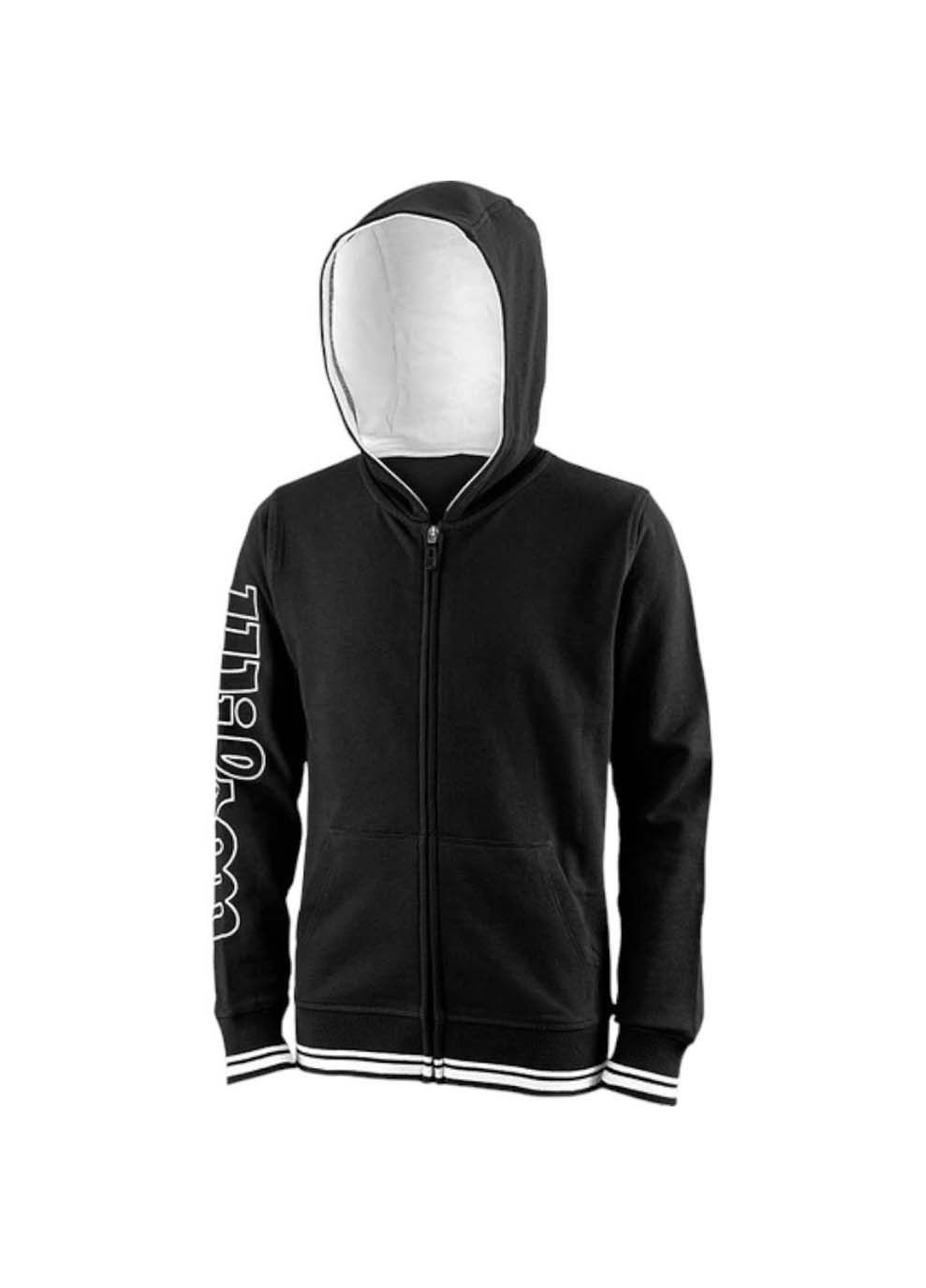 Дитяча Толстовка TEAM II FZ HOODY Y Чорний Wilson (302224343)