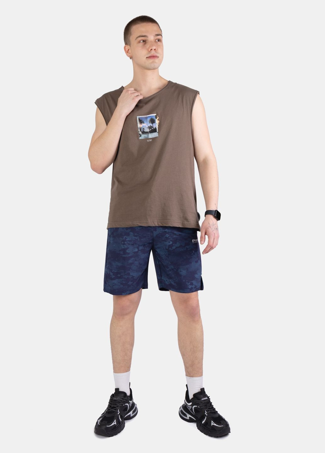 Чоловічі шорти 7806 сині 345951 Power (329243120)