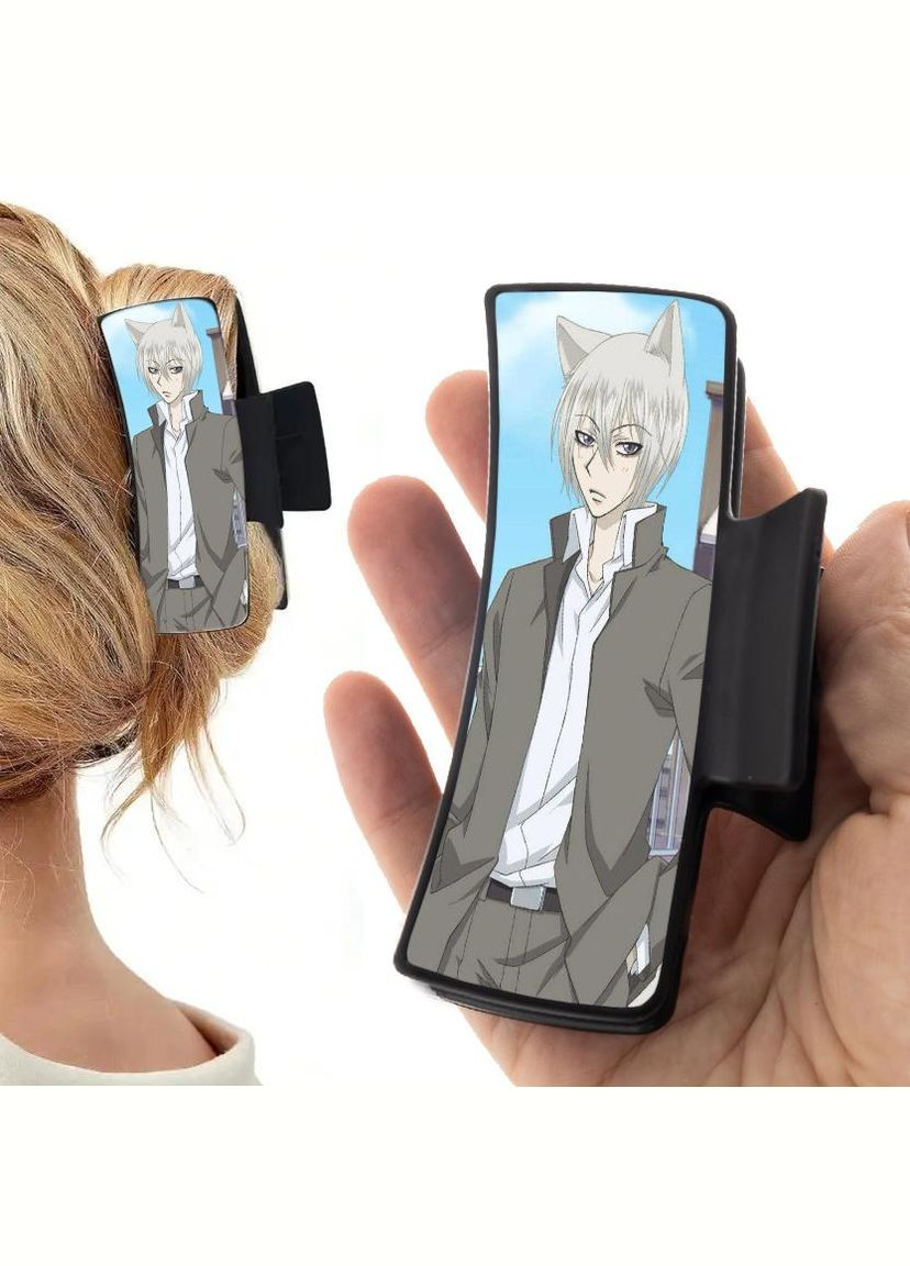 Заколка крабик для волос Аниме Очень приятно - Бог #0001 черный No Brand (315631414)