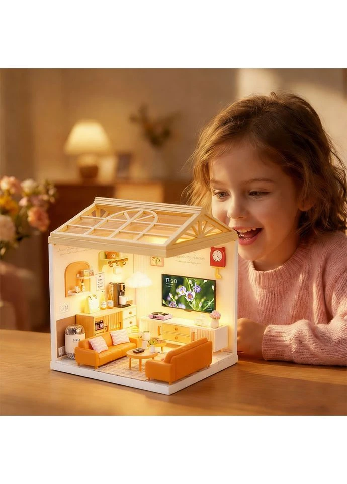 Конструктор-румбокс Вітальня Mini House 8006-MH серії "Інтер'єр", зі світлом No Brand (386618436)