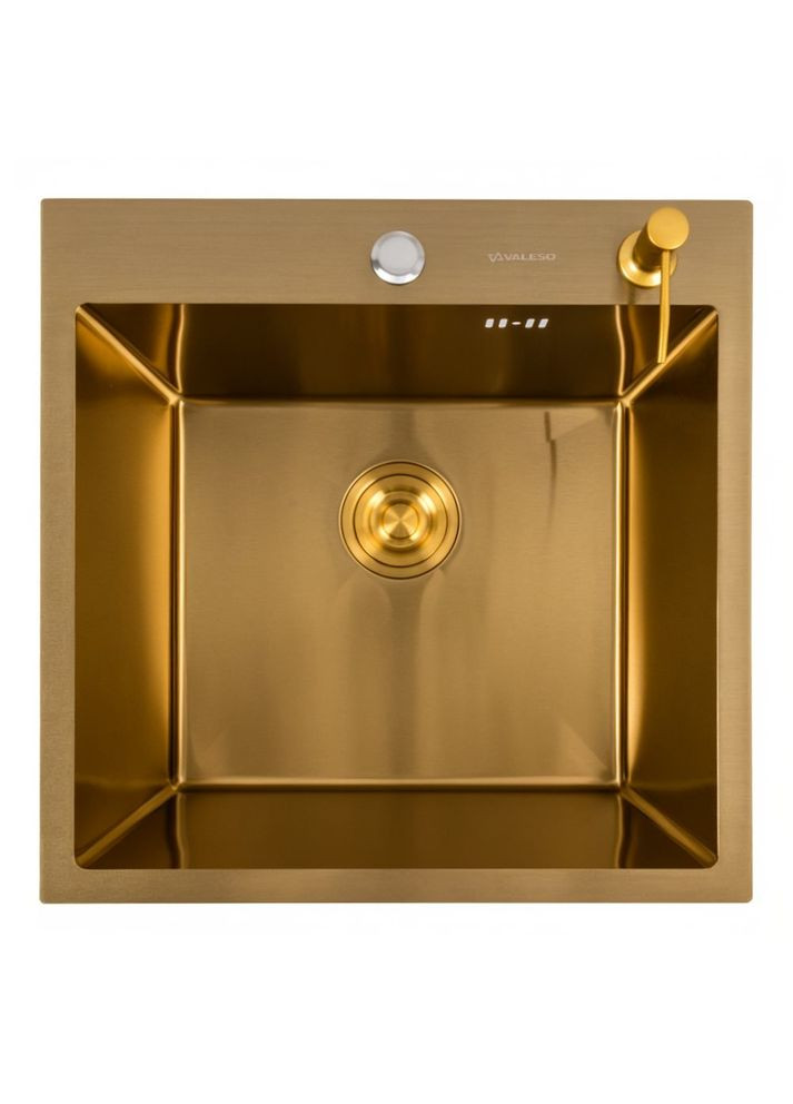 Кухонный комплект: Handmade 50x50 PVD Gold + JW449 PVD Gold Valeso (353747100)