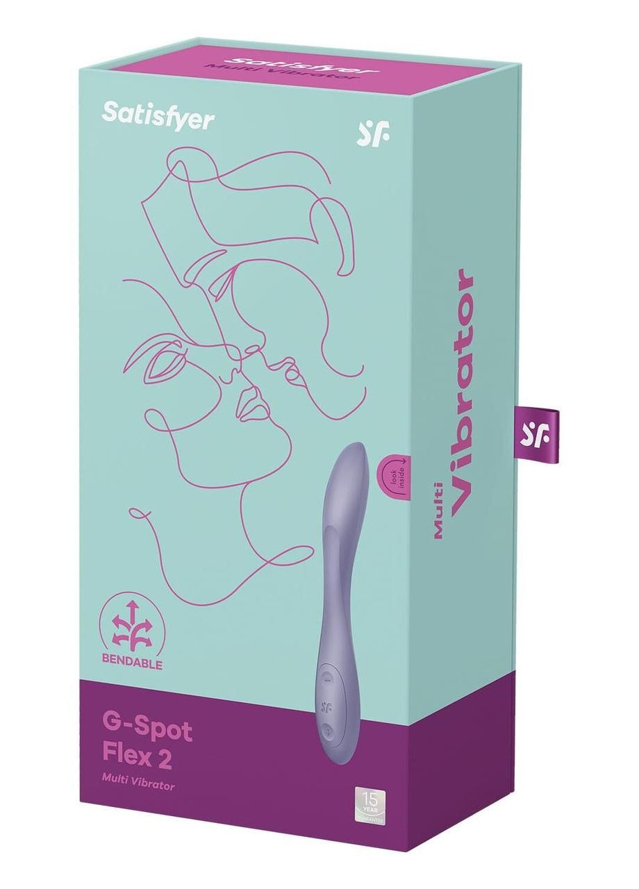 Универсальный вибратор Satisfyer G-Spot Flex 2, гибкий ствол с фиксацией положения No Brand (366878482)