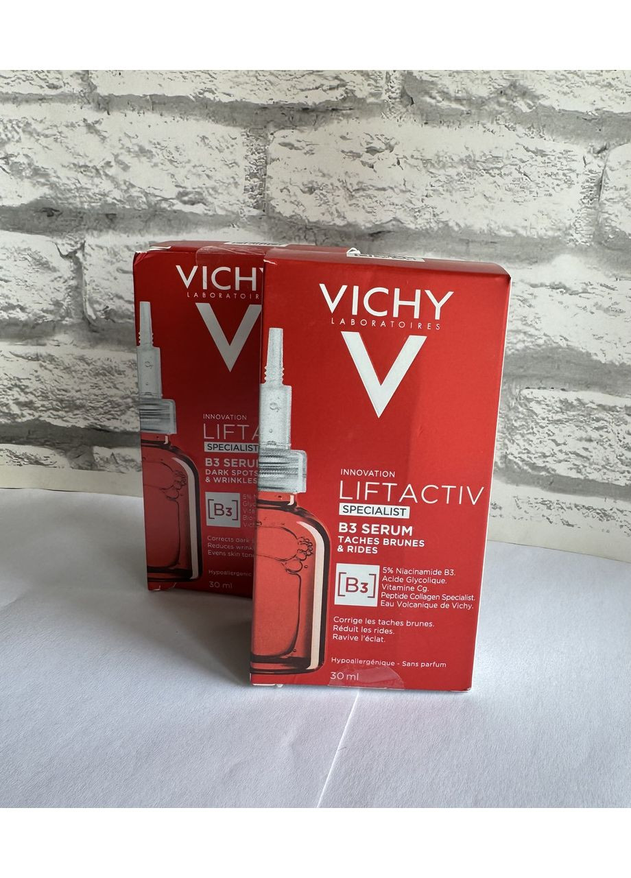 Сыворотка против пигментных пятен и морщин кожи лица Liftactiv Specialist B3 Serum 30 ml Vichy (371910946)