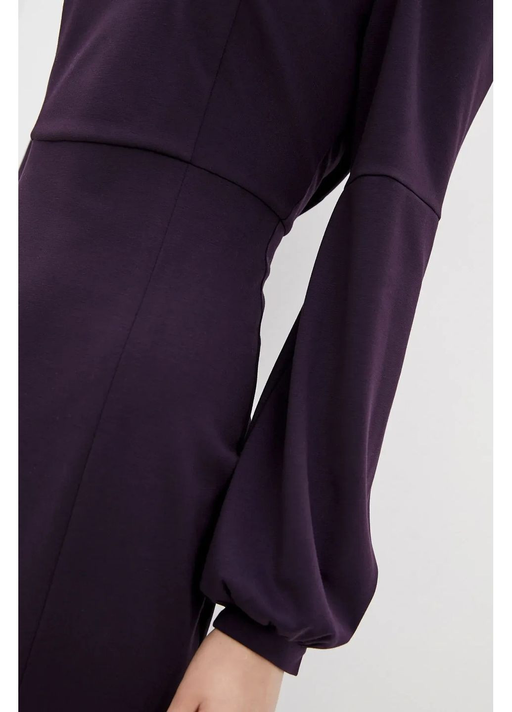 Фиолетовое коктейльное платье-футляр меди, цвет фиолетовый Rica Mare