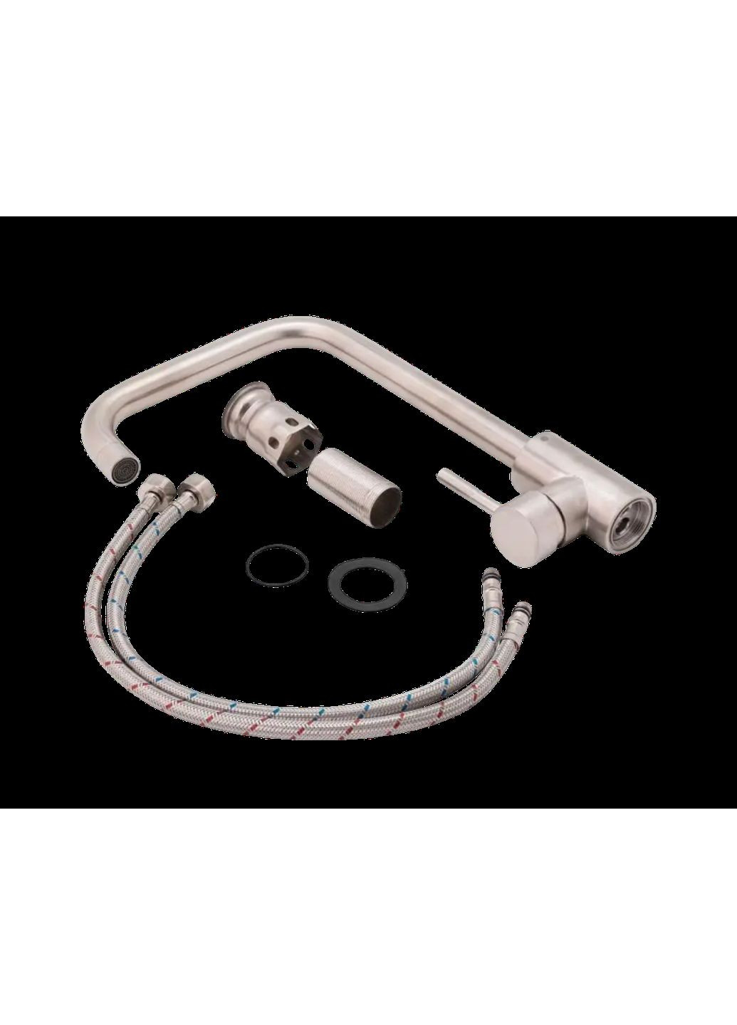 Комплект кухонної мийки KRF 6045 (3.0/1.0 мм) SATIN Kraft (369475016)