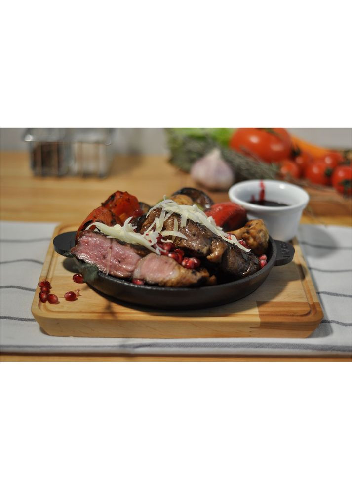 Сковорода порційна HoReCa 14 см із підставкою Black (H1425-D) Brizoll (314765997)