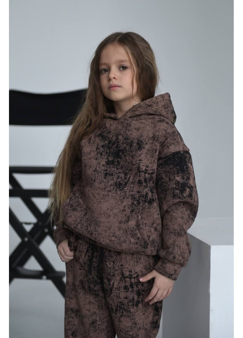 Дитячий теплий костюм oversize з тринитки — ЗАМІРИ В ОПИСІ GD/GL Модний простір (370147001)