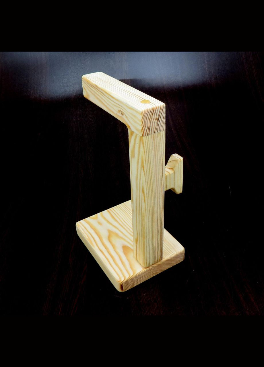 Стойка для наушников из дерева Миллер ваниль (НУП-001702) No Brand (328414925)