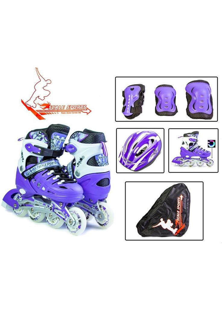 Комплект Роликів Scale Sport. Violet (розмір 34-37) Scale Sports (340909051)
