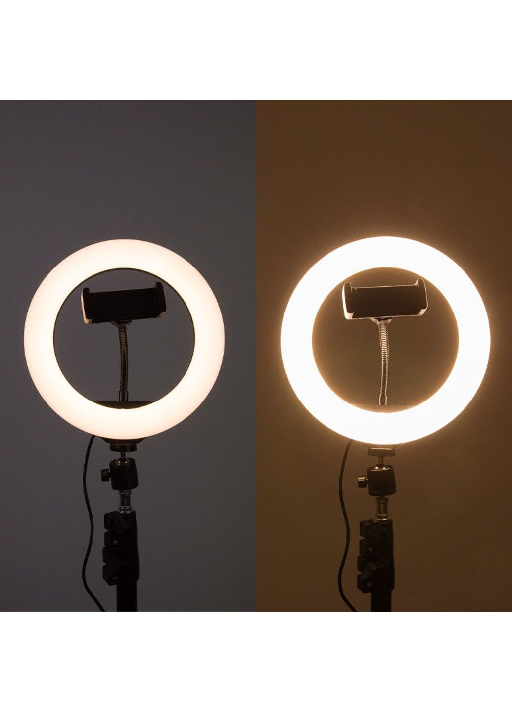 Кільцева світлодіодна LED лампа Arc Ring 13" + tripod 2.1m Epik (291879613)