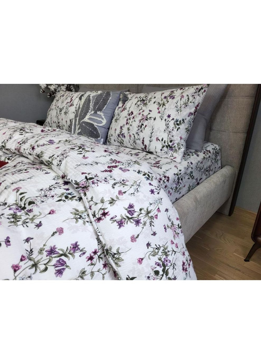 Постільна білизна Мілагро, ранфорс гофра (жатка) Полуторний розмір, наволочки 50/70 No Brand (364219977)