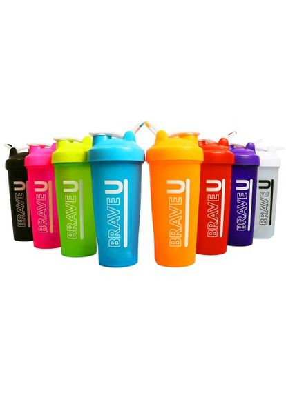Шейкер - 700мл Рожевий Brave (369668741)
