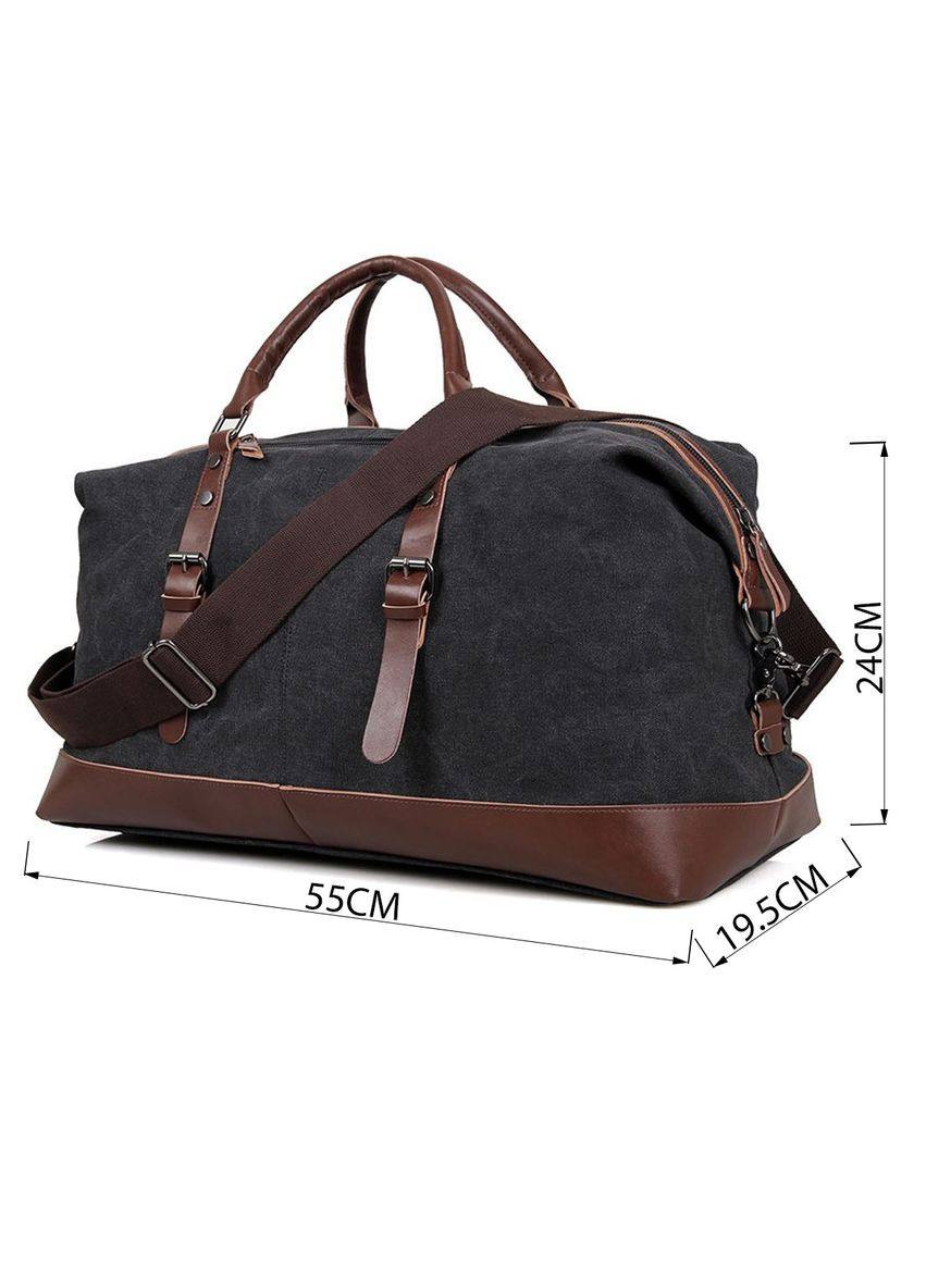 Сумка дорожня 14581 Сіра Vintage (366880933)