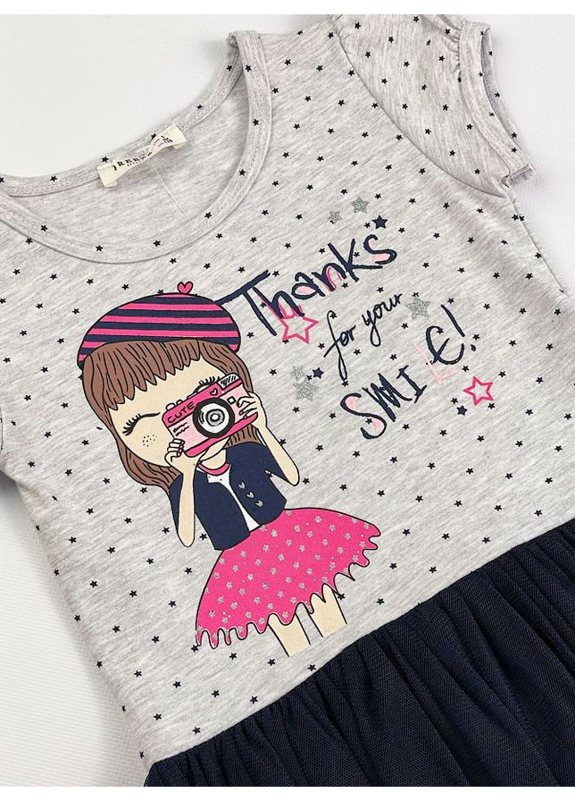 Серое платье для девочки Breeze (332767664)