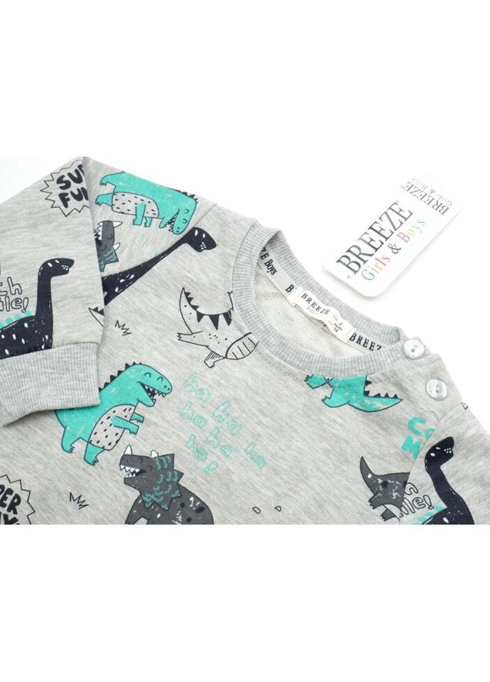 Спортивний костюм з динозаврами (18889-74B-green) Breeze (300857012)