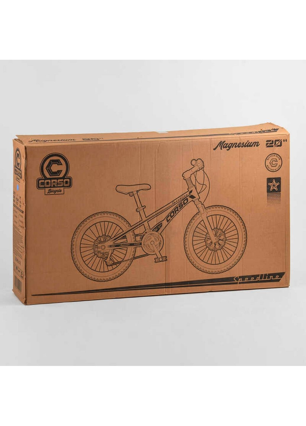 Дитячий велосипед 20'', "Speedline" магнієва рама, дискові гальма 20 дюймов Corso (289459153)