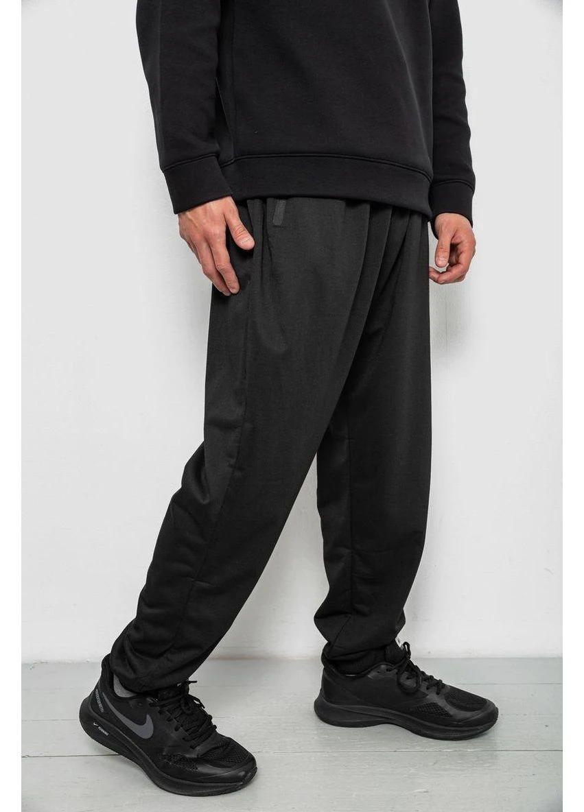 Черные демисезонные брюки No Brand