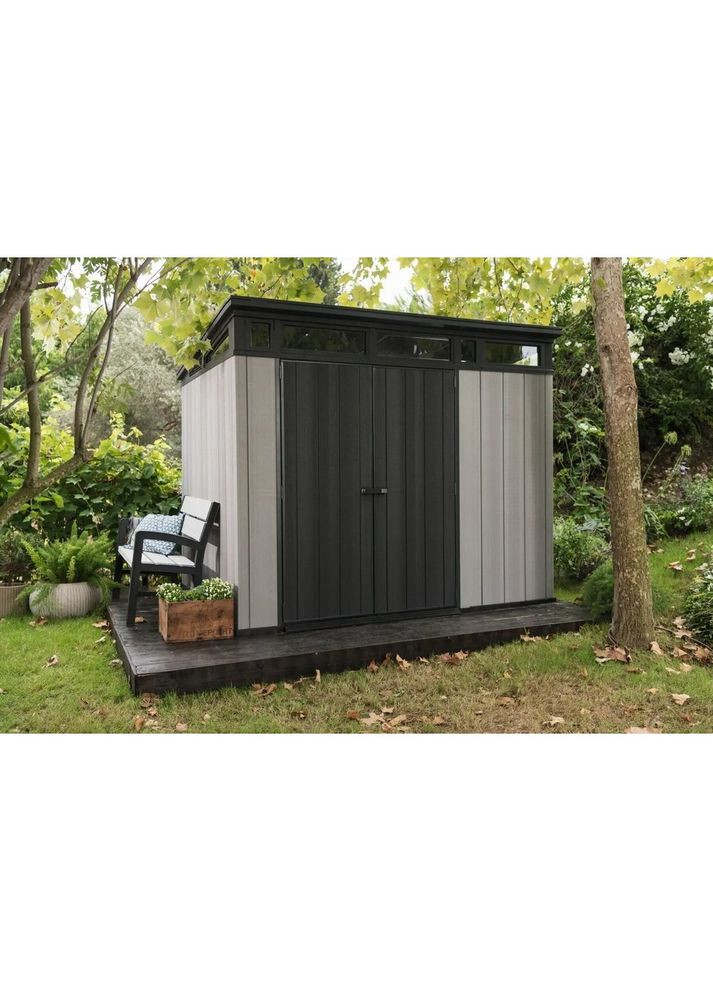 Садовый домик Artisan 9x7 277х218 см серый 236877 Keter (318426660)