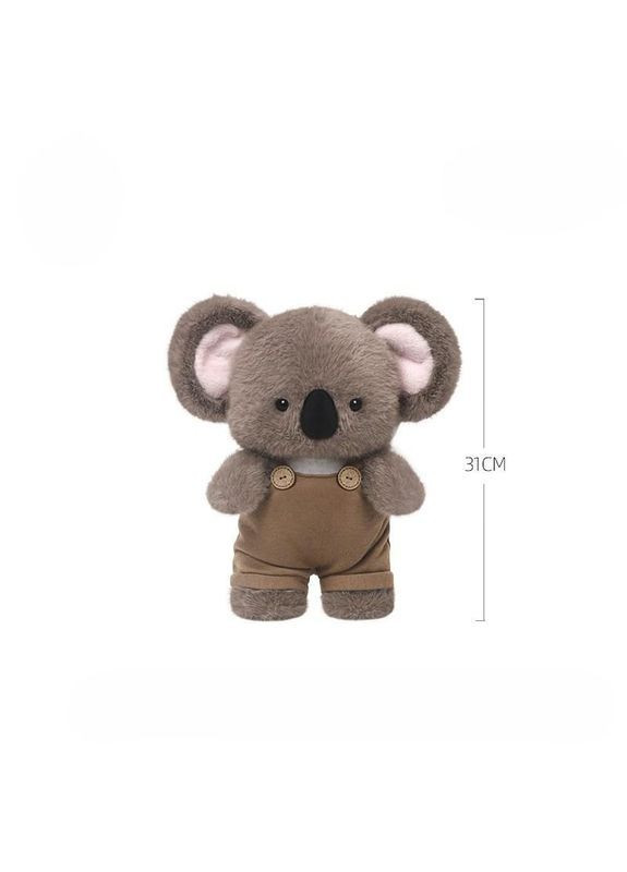 М'яка плюшева іграшка Jooki Overalls Коала Коричневий арт 1503 31 см No Brand (370080556)